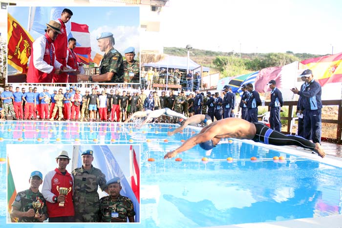 Prajurit TNI Raih Tujuh Emas Lomba Renang Unifil di Lebanon